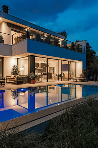 maison architecte piscine