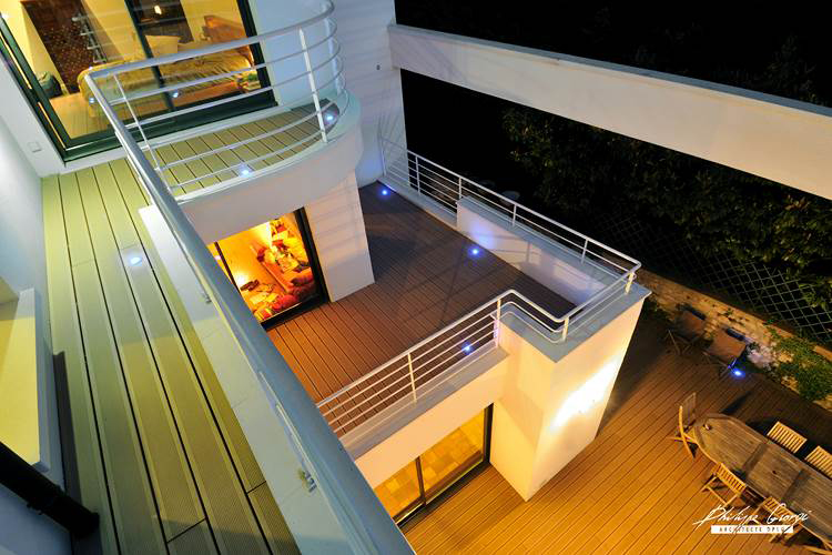 architecte villa moderne balcon