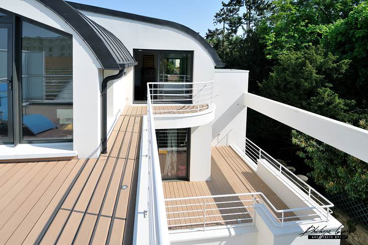 balcon maison moderne
