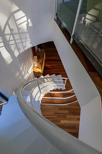 escalier architecte contemporain