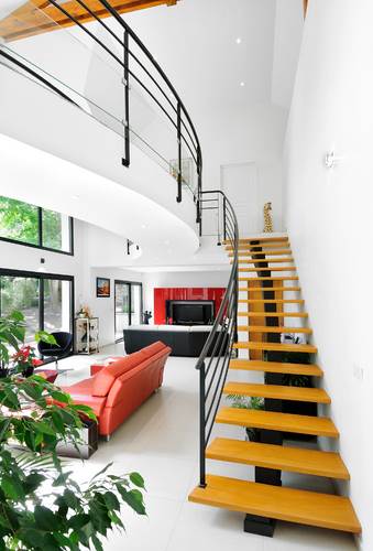escalier maison contemporaine