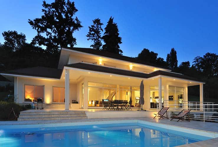 maison contemporaine architecte piscine