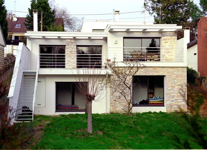 maison moderne balcon