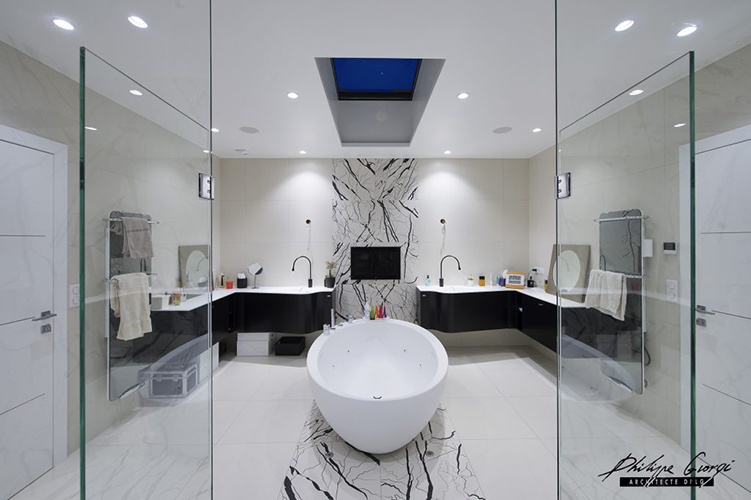 salle de bain luxe villa architecte