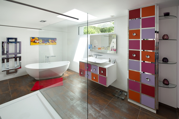 salle de bain maison moderne