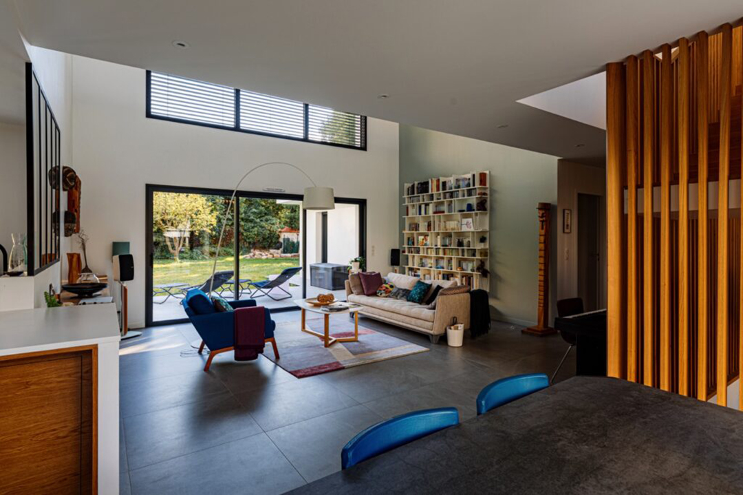 salon moderne maison architecte