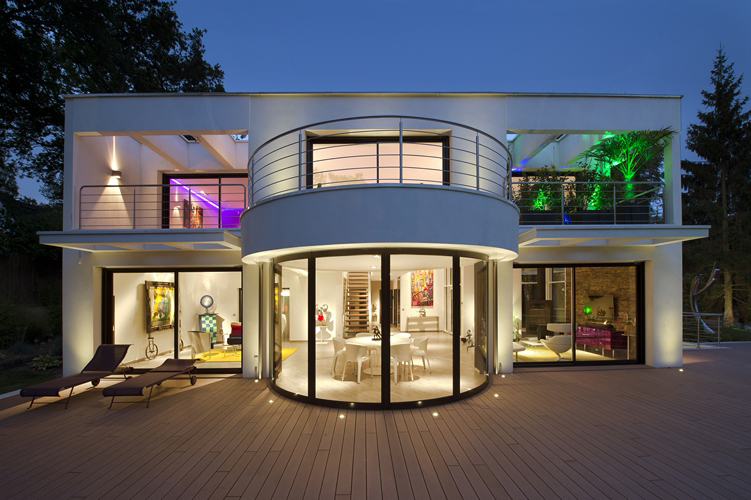 terrasse bois maison moderne