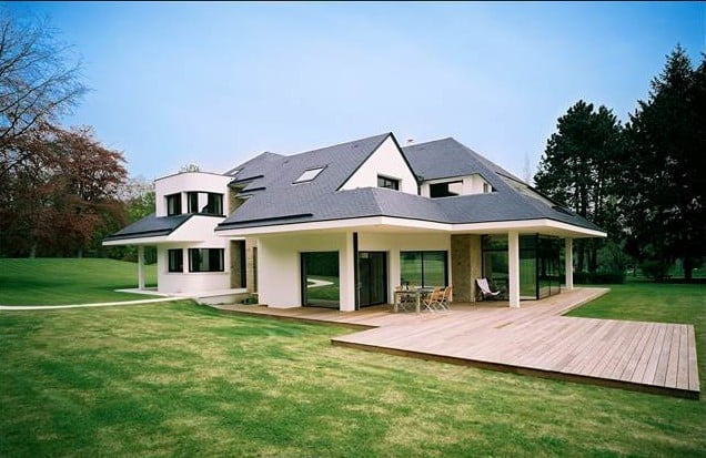 terrasse maison contemporaine