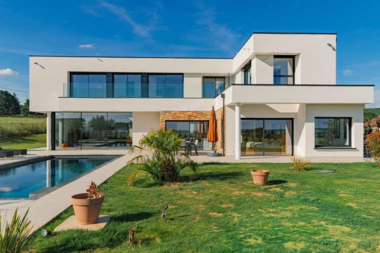 villa moderne architecte piscine